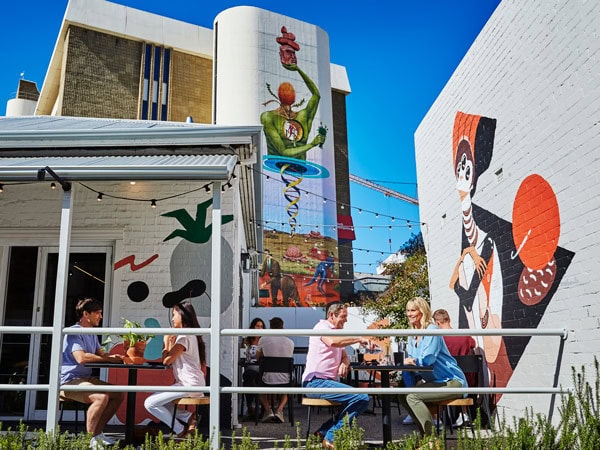 the dining scene at Northbridge, Perth