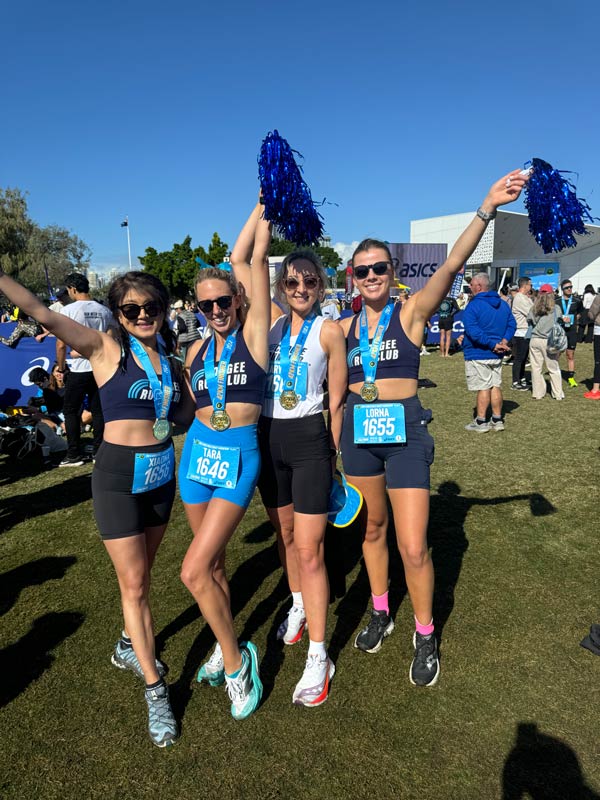 Coogee Run Club runners at theGold Coast Marathon