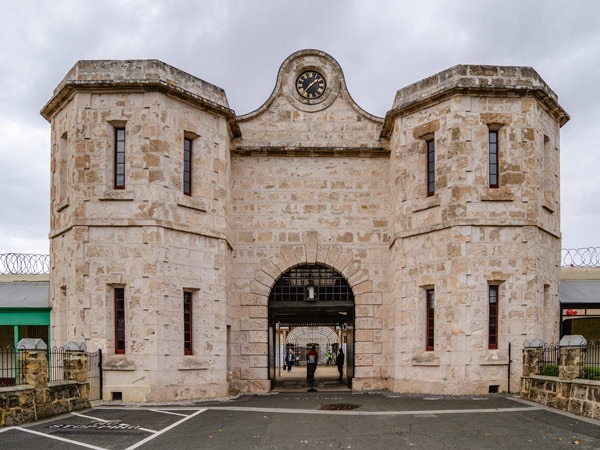 the exterior of Fremantle Prison