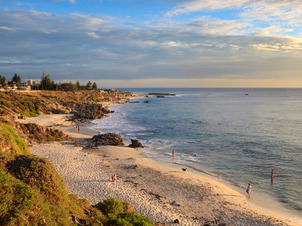 a scenic view of Bennion Beach, Western Australia