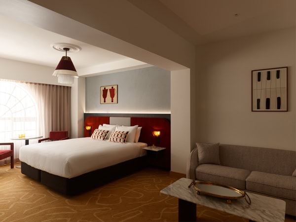 a look inside one of the rooms at Hotel Morris Sydney