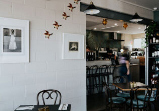 the restaurant interior at Lady Lola, Dunsborough