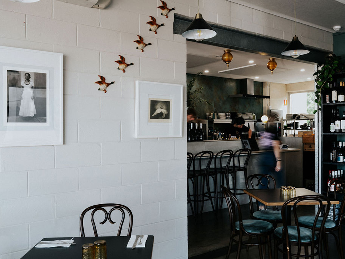 the restaurant interior at Lady Lola, Dunsborough