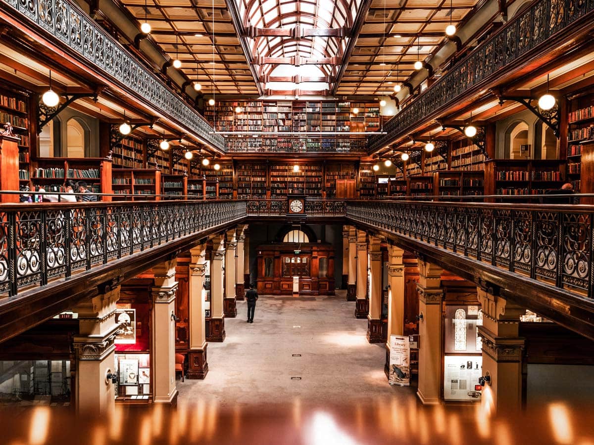 Mortlock Wing inside the South Australian State Library