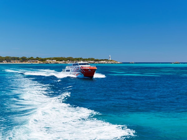 the Rottnest Express Ferry at sea