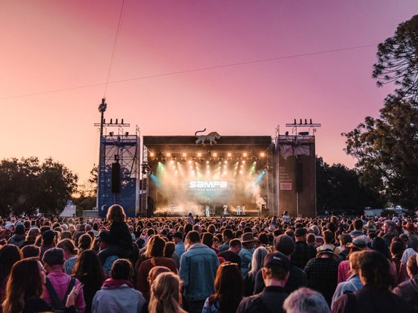 Concert goers in the crowd at WOMADelaide