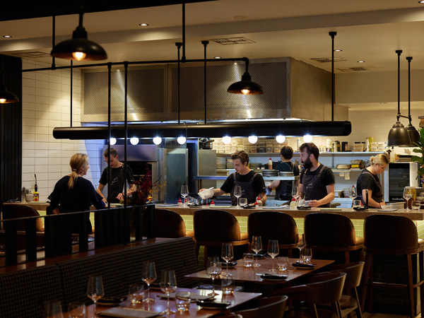 staff busy preparing inside Yarri restaurant