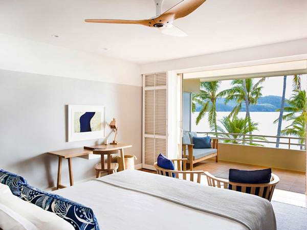 a suite with a private terrace overlooking Catseye Beach, Hamilton Island