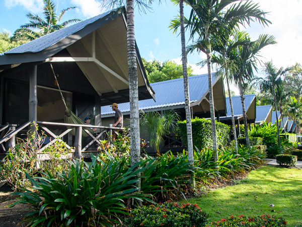 the Palm Bungalows on Hamilton Island