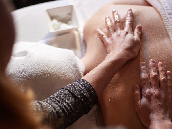 a body scrub treatment at Djurra Lifestyle Salon and Spa, Fremantle