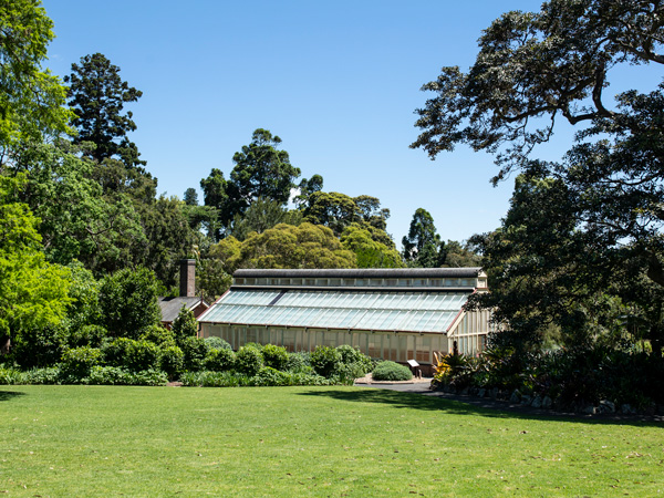 Palm Grove House at Royal Botanic Gardens in Sydney, NSW