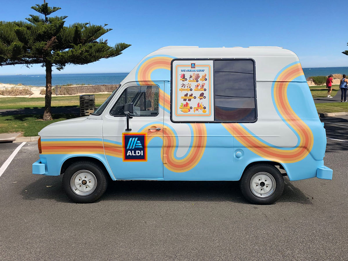 aldi ice cream truck