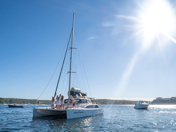 a tour group on Mintaka Charters sutherland shire sydney