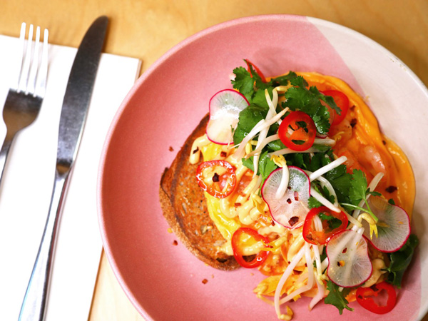 a close-up of food at Nordie Cafe, Mornington Peninsula