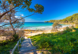 Narrawallee Beach in Mollymook, NSW