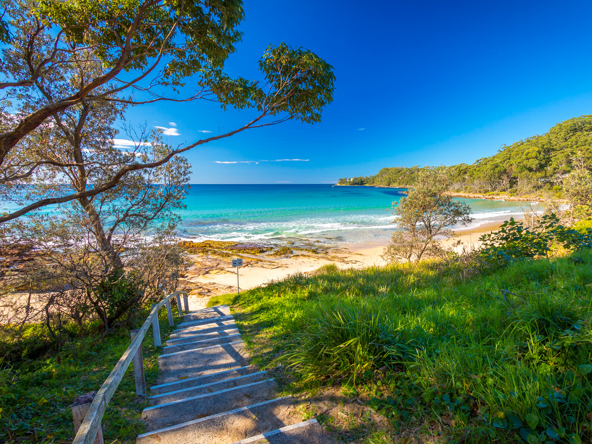 Narrawallee Beach in Mollymook, NSW