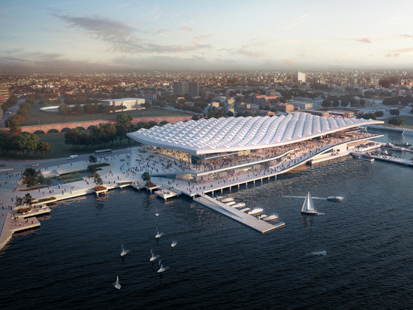 The new Sydney Fish Market in Sydney, NSW