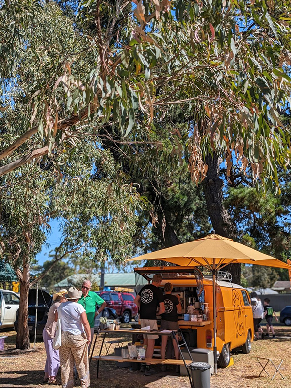 A stall in Pearcedale Market.