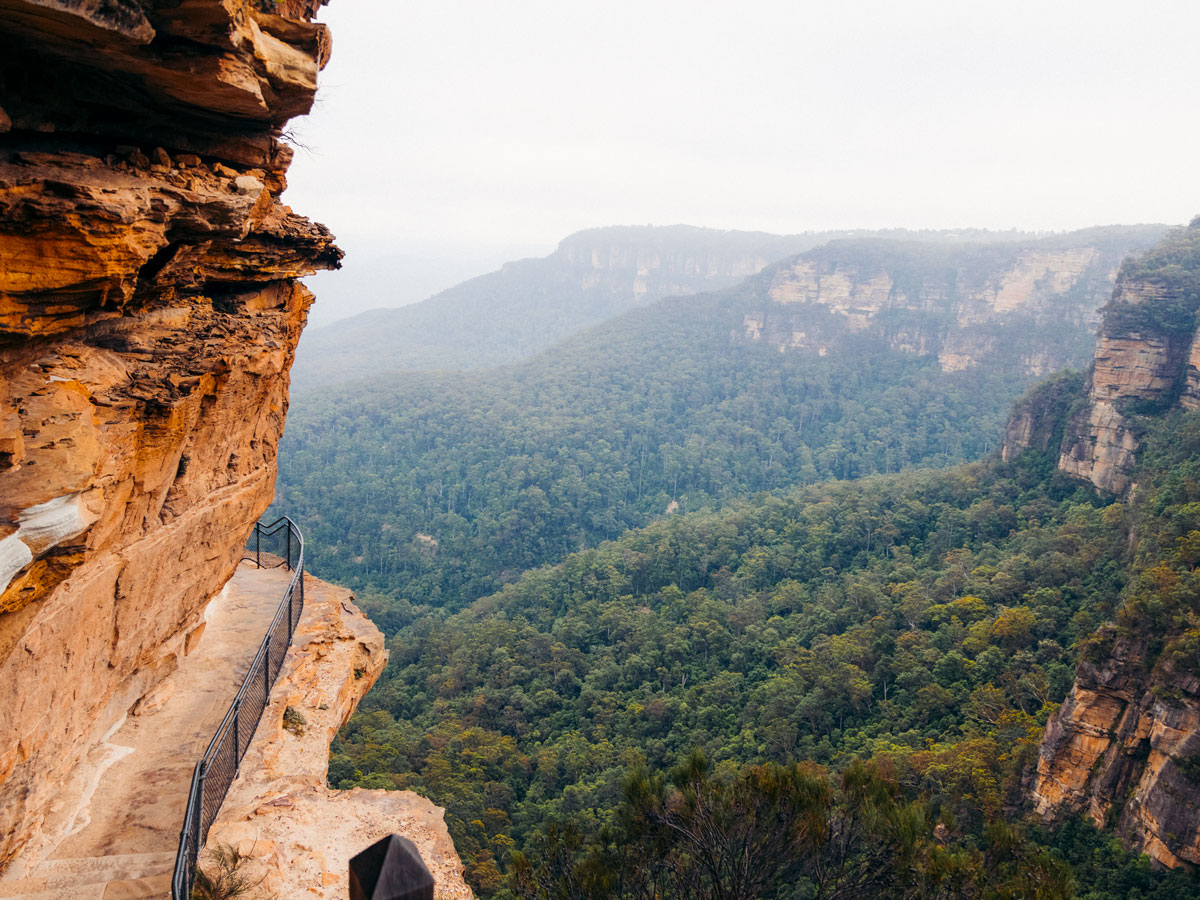 the Grand Cliff Top Walk, Blue Mountains