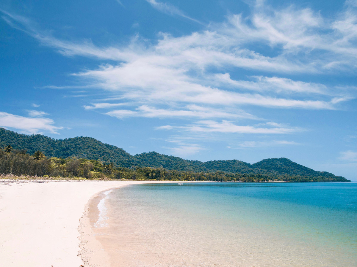 Dunk Island beachfront in Tropical North Queensland