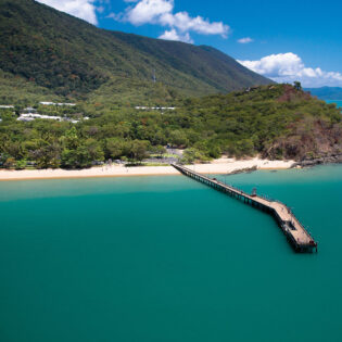 Palm Cove jetty in tropical North Queensland