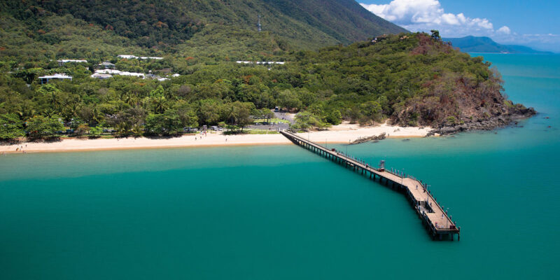 Palm Cove jetty in tropical North Queensland
