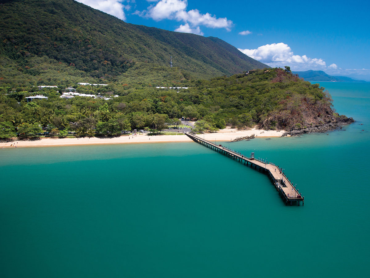 Palm Cove jetty in tropical North Queensland