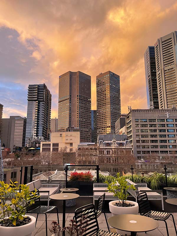 Lancemore Crossley St rooftop bar