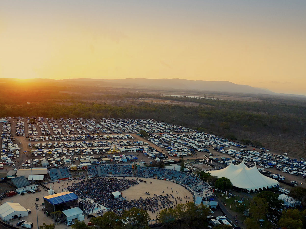 Savannah in the Round from above in Tropical North Queensland