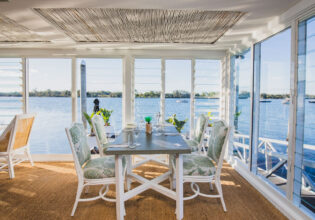 waterfront views at Whalebone Wharf, Port Macquarie