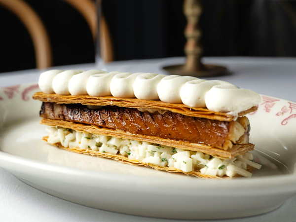 smoked eel at Monopole, French restaurant Sydney