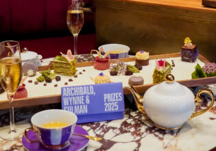 The Archibald High Tea at the Sofitel Sydney Wentworth hotel.