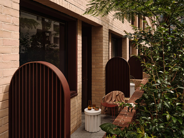 The EVE Hotel Sydney courtyard balcony