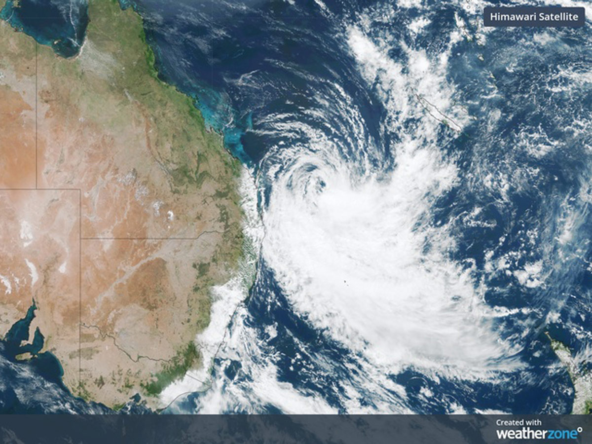 Tropical Cyclone Alfred Source: Weatherzone.