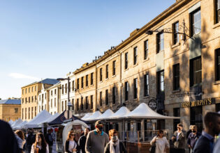 the Salamanca Market in Hobart