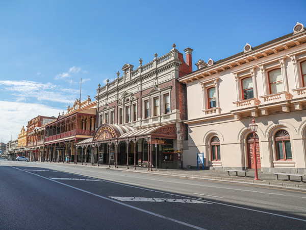 the building exterior of Ballarat Mining Exchange