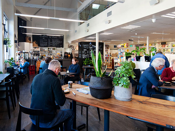 cafe in Fullers Bookshop