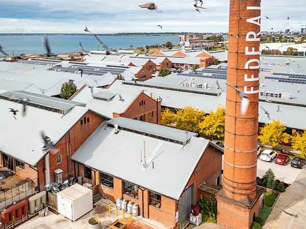federal mill geelong in autumn