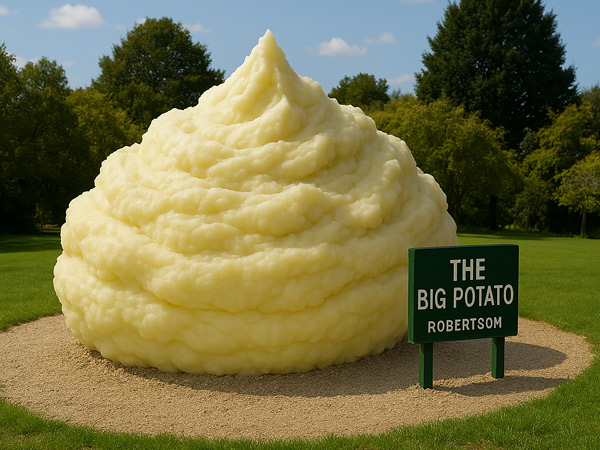 AI generated image of The Big Mashed Potato