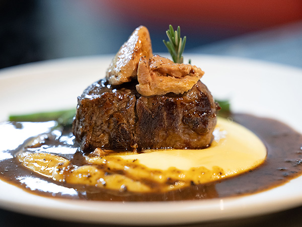 steak at curated plate