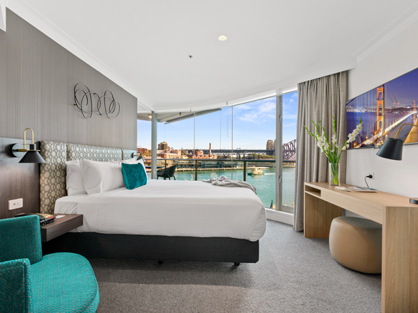 a two-bedroom apartment suite with Sydney Harbour Views, Pullman Quay Grand Sydney Harbour 