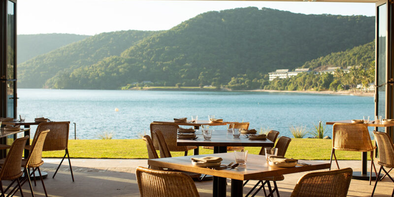 view from catseye pool club at The Sundays hamilton island