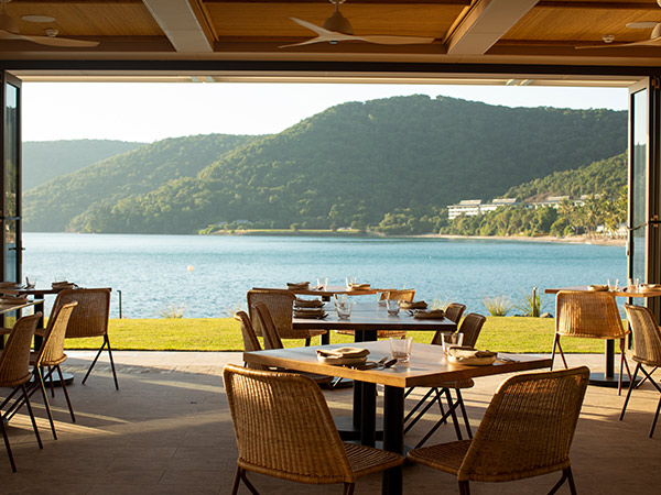 view from catseye pool club at The Sundays hamilton island