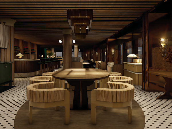 Crystalbrook Aurora Canberra dining area.