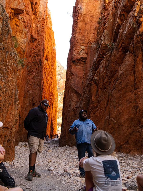 the Larapinta tour with Benjamin Kenny, Intrepid Travel Australia