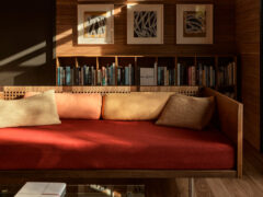 Inside the lounge at Island House Lord Howe Island