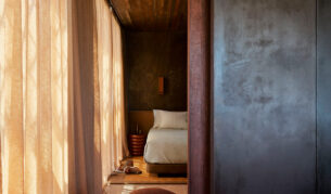 Inside a suite at Melbourne Place