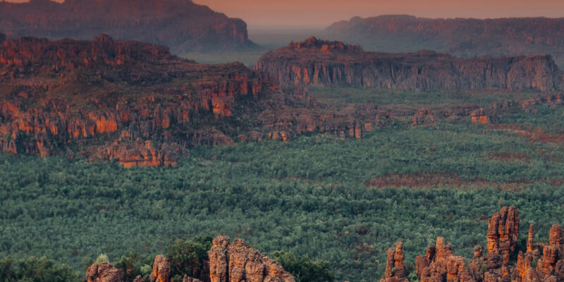 Moon rising over Kakadu National Park