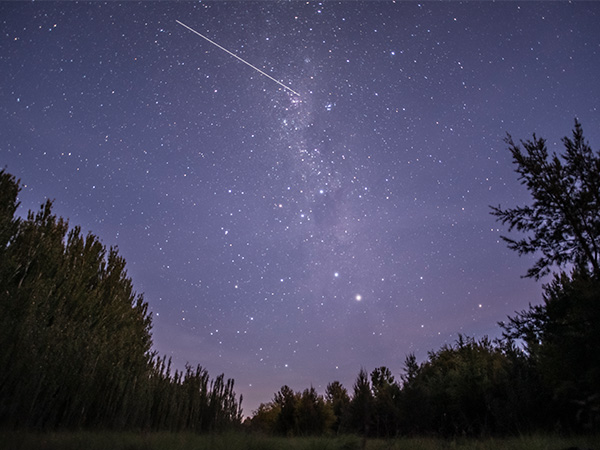 meteor shower in Australia