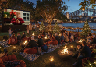 A cosy outdoor cinema with private fire pits is coming to Sydney